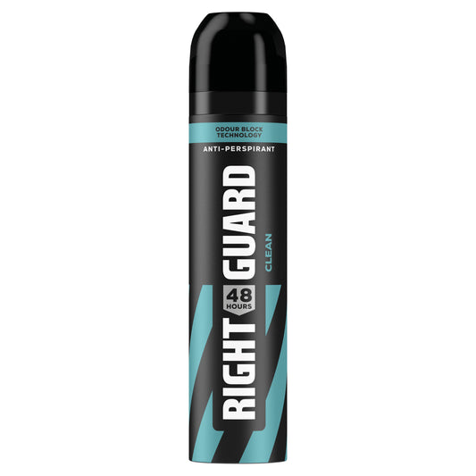 Right Guard Total Defence 5, Anti-Perspirant Deodorant, Clean 250ml deodorants & body sprays Sainsburys   