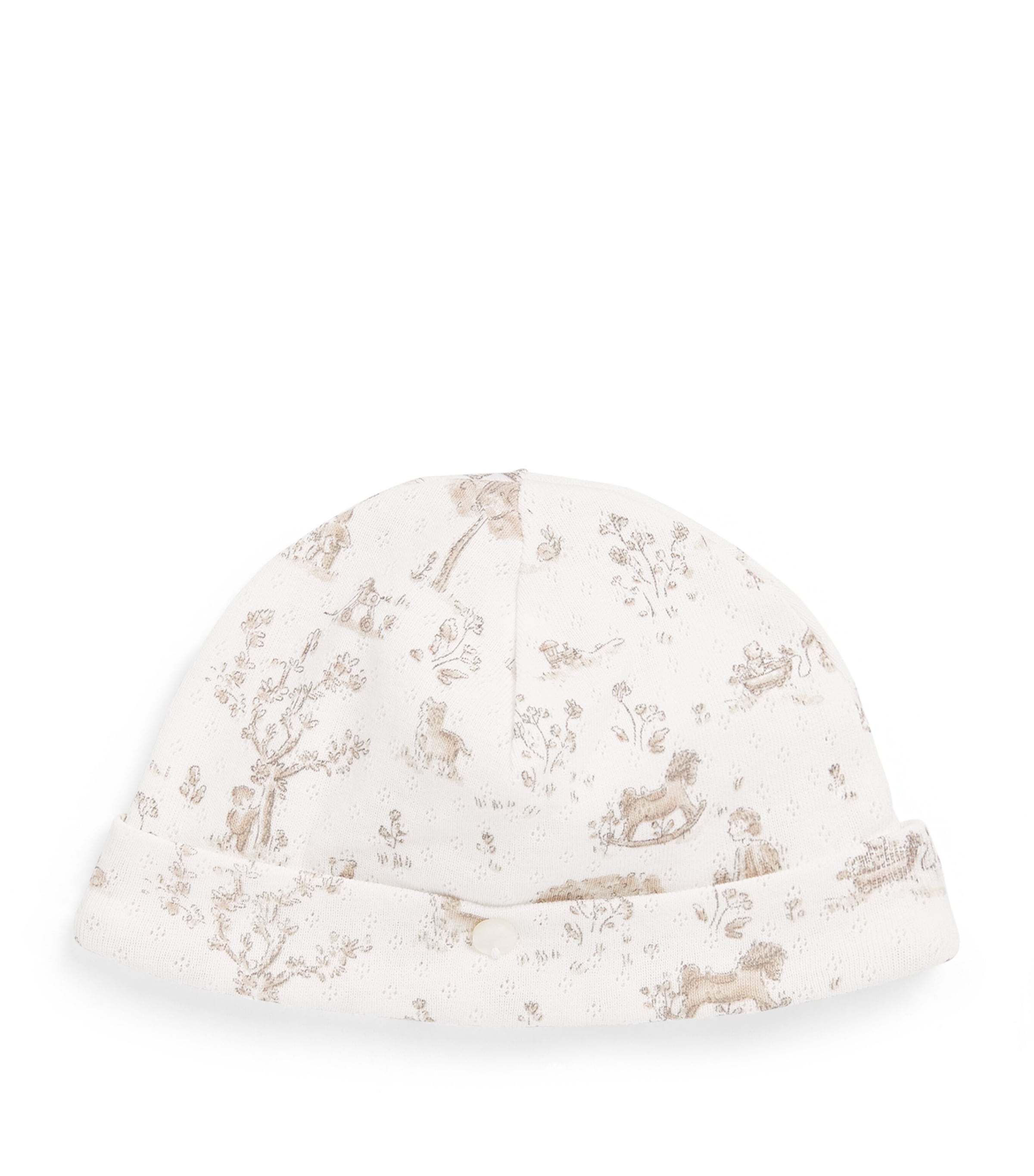 Tartine et Chocolat cotton printed beanie (British brand)