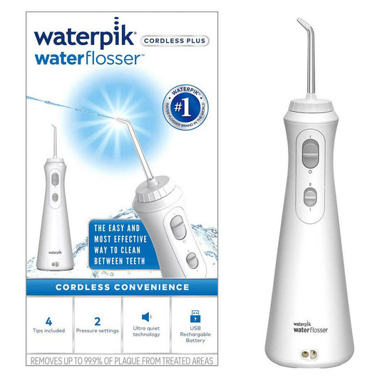 Waterpik Cordless Plus Water Flosser WP-490UK - White