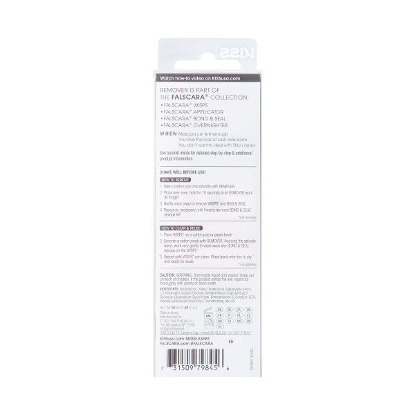 Kiss Falscara Eyelash Remover for False Lash Bond, UK version