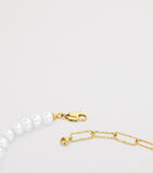 Monica Vinader Nomade gold vermeil pearl bracelet, imported from the UK