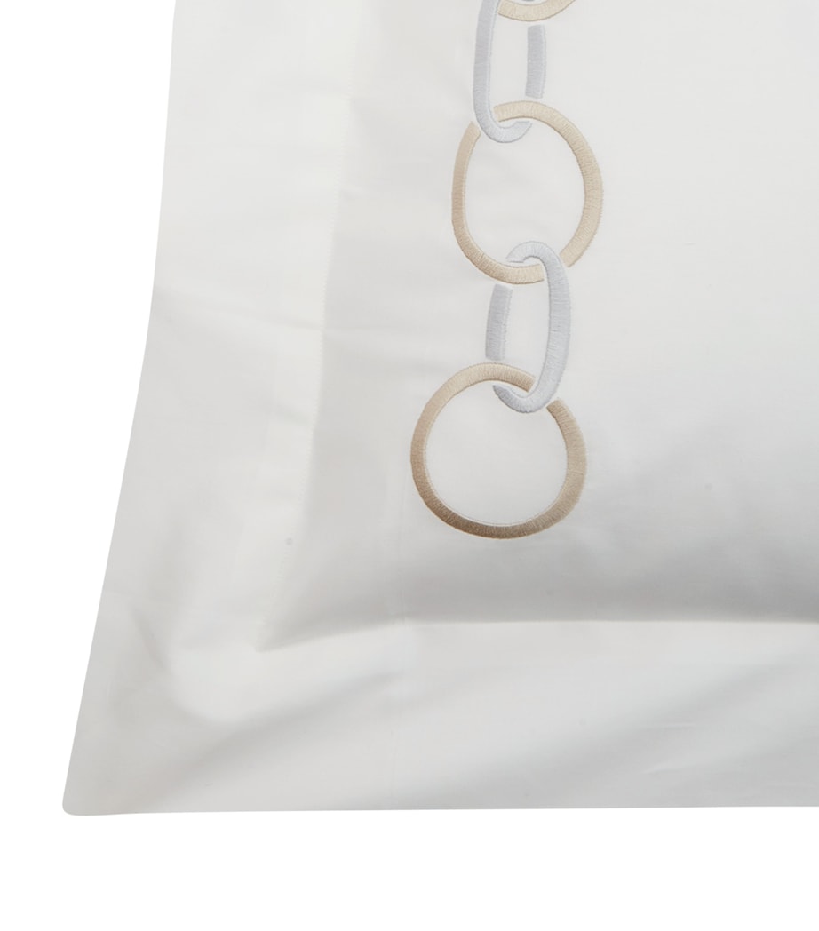 Frette Links Square pillowcase 65cm x 65cm - British product
