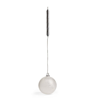 Harrods Harrods LED Frost Bauble Christmas Tree Decoration 10cm- Buy online at McGrocer