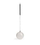 2025 Glass Festive Bauble with Velvet Hanging Loop
