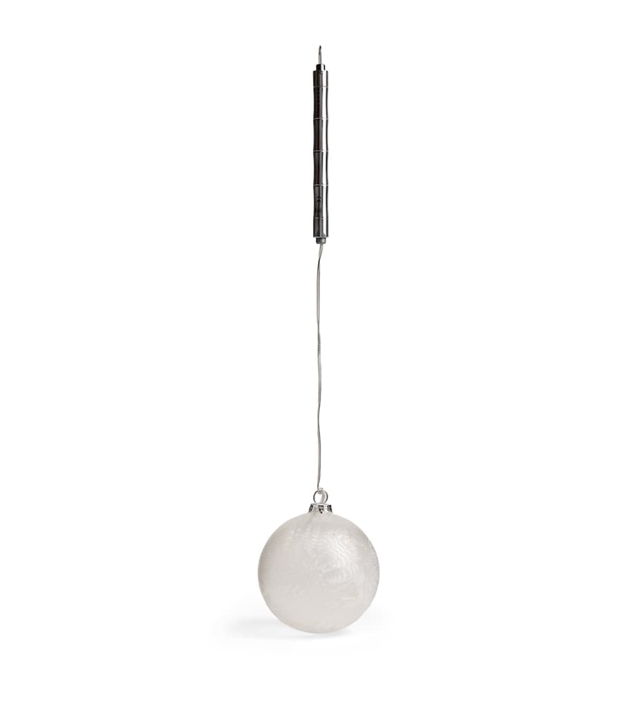 Harrods LED Frost Bauble 10cm, UK version