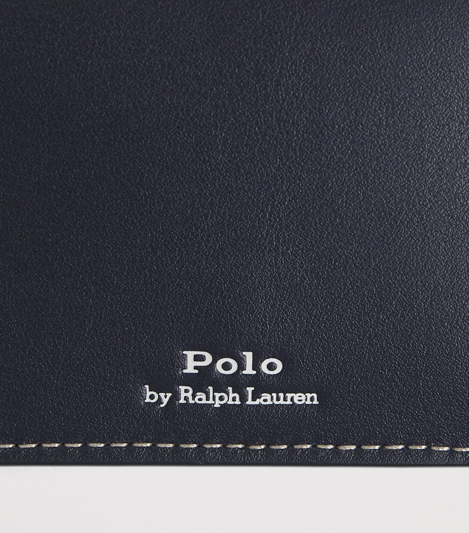 Polo Ralph Lauren leather Polo Bear folded card holder (British brand)