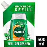 Radox Body Wash Feel Refreshed Refill Pouch 500ml GOODS Sainsburys   