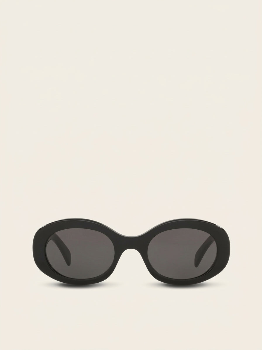 Celine oval-frame acetate sunglasses CL40194U, UK version