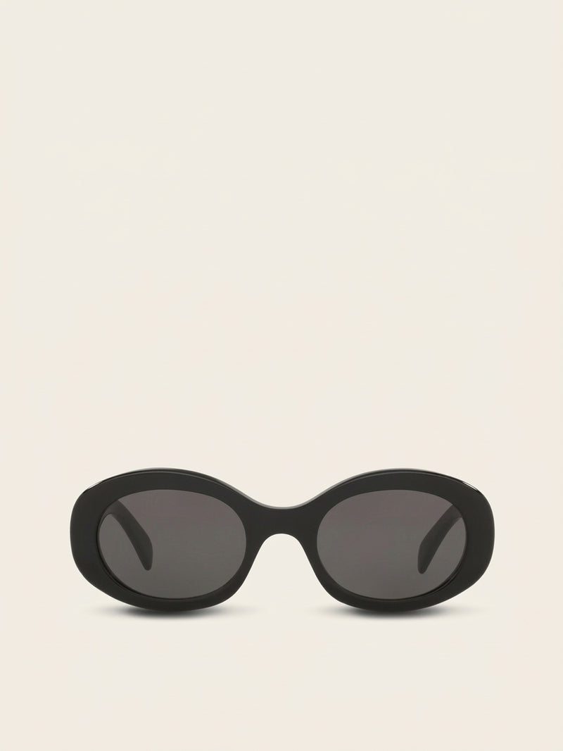Celine oval-frame acetate sunglasses CL40194U, UK version