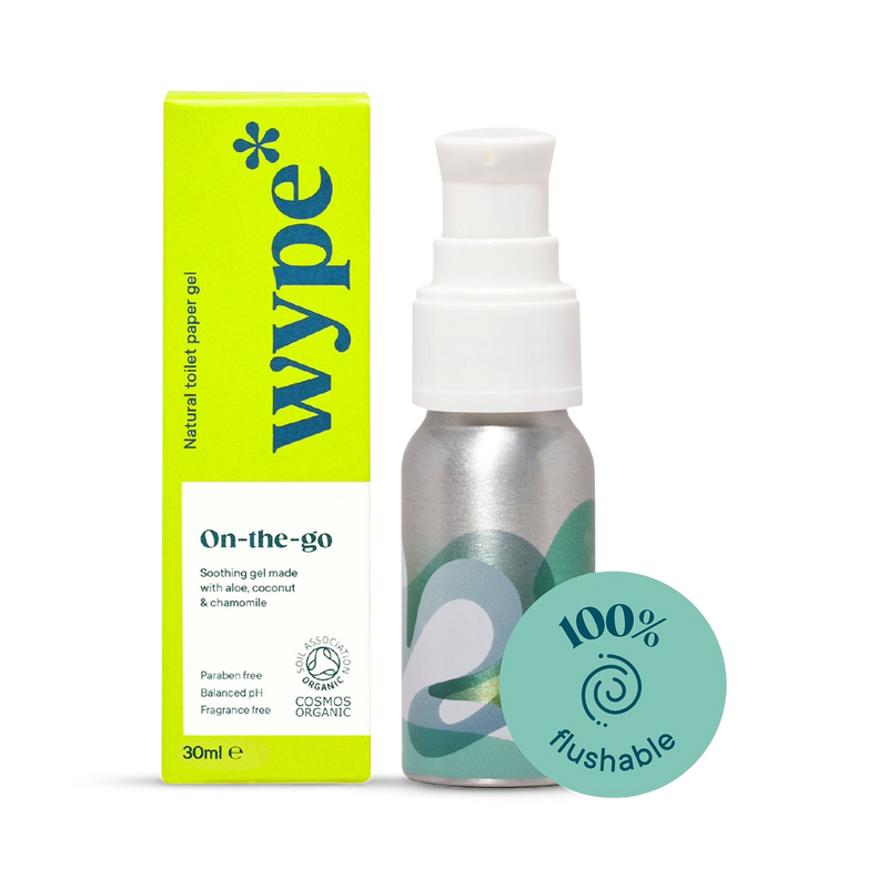 Wype On The Go natural toilet gel 30ml (British brand)