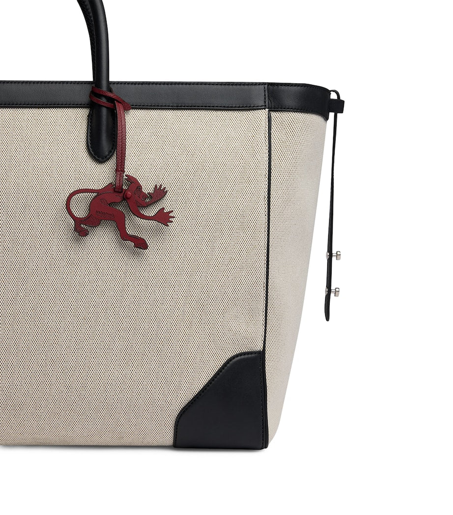 Dunhill red leather Tweenie charm accessory UK version