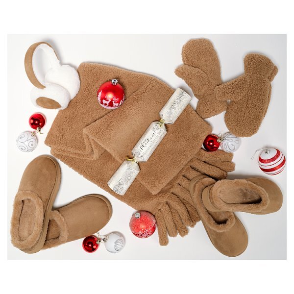 Superdrug soft teddy slippers size S/M (British brand)
