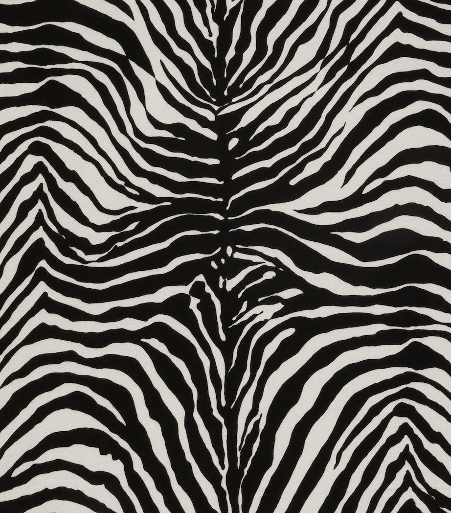 Dolce&Gabbana wool-silk zebra print blanket 140cm x 180cm - British product