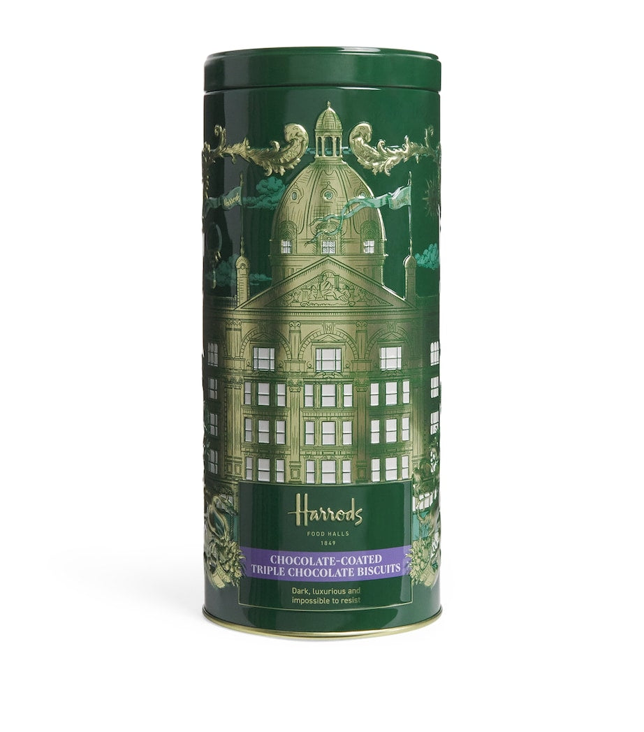 Harrods triple chocolate biscuit tin 200g, UK version