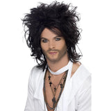 Smiffys Sex God costume wig in black, imported from the UK