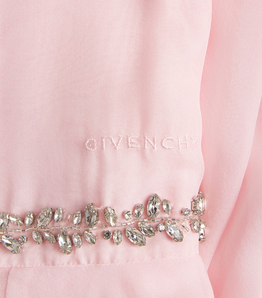 Givenchy Kids silk embellished dress for ages 4-12+ years, UK version