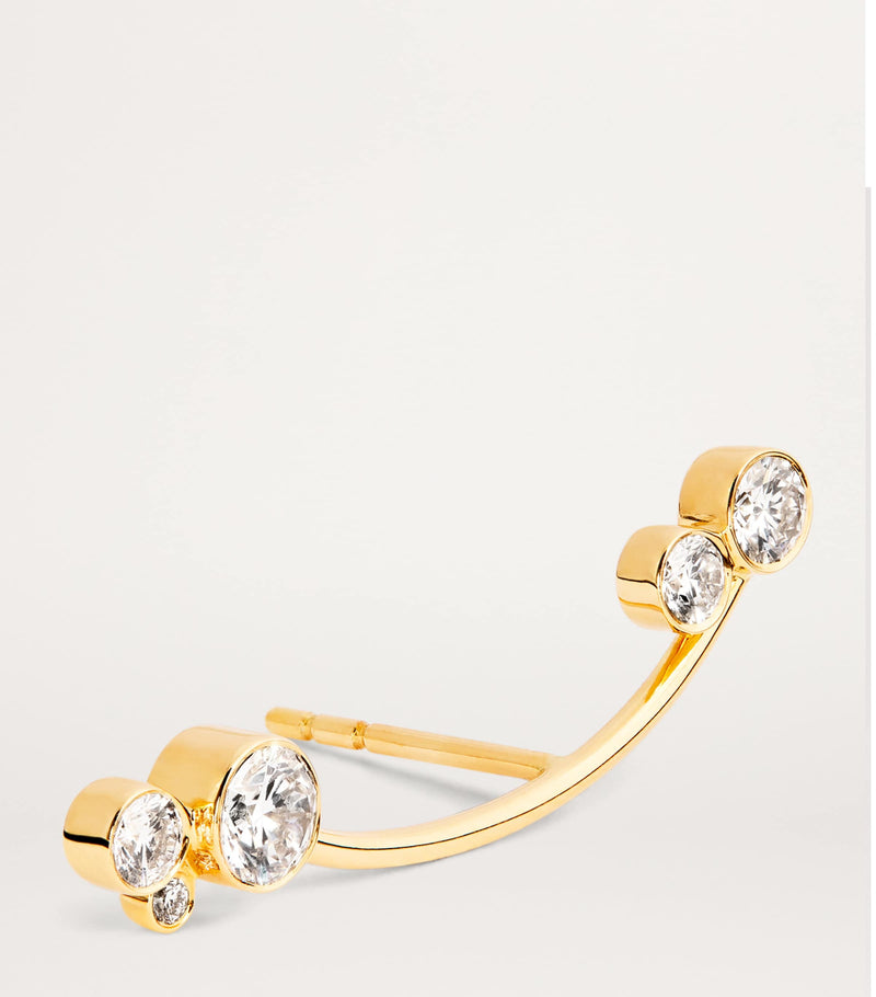 Sophie Bille Brahe Stellari Diamant single left earring, imported from the UK