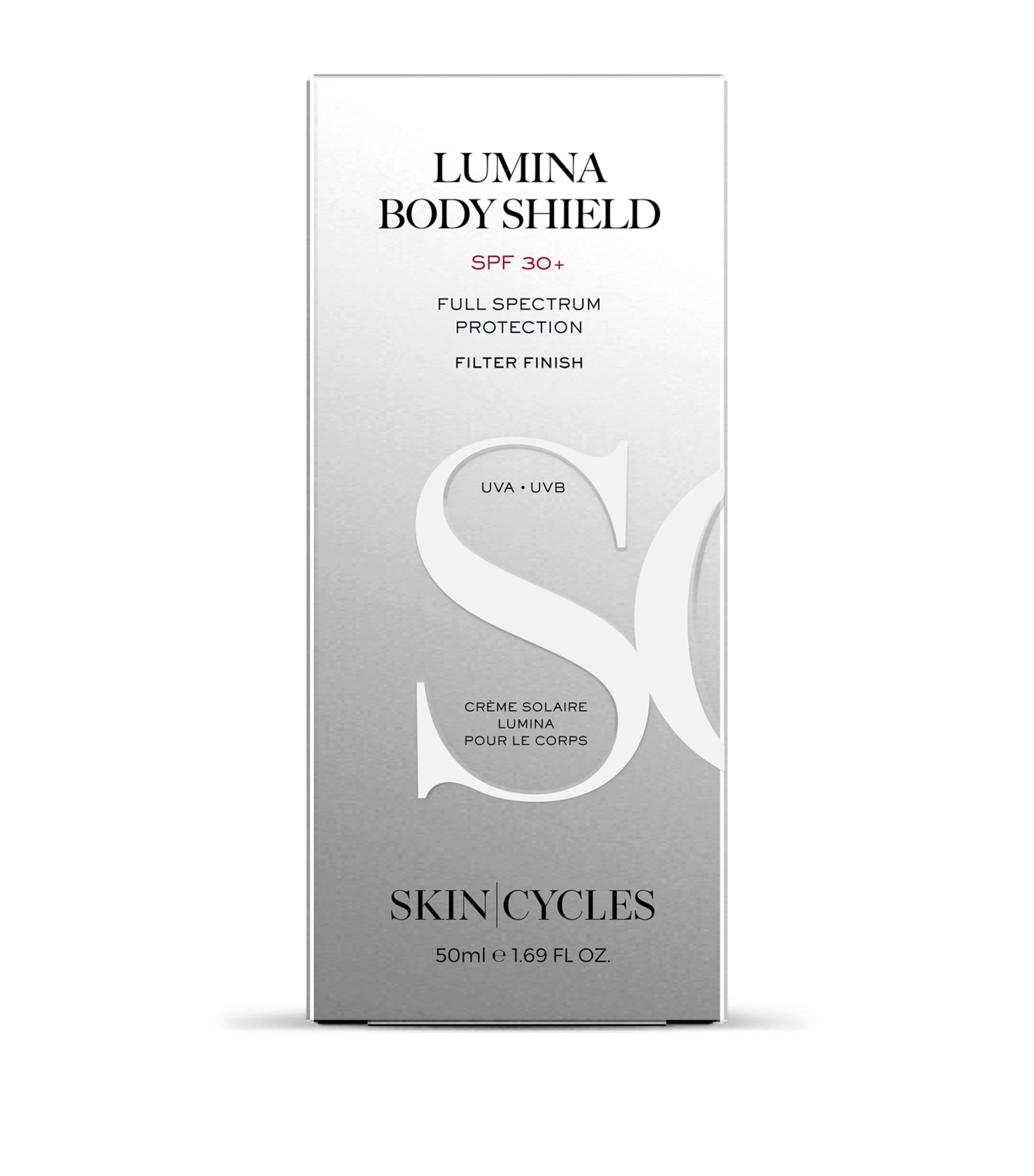 SKIN - CYCLES Lumina Body Shield SPF 50+ sunscreen 50ml (British brand)