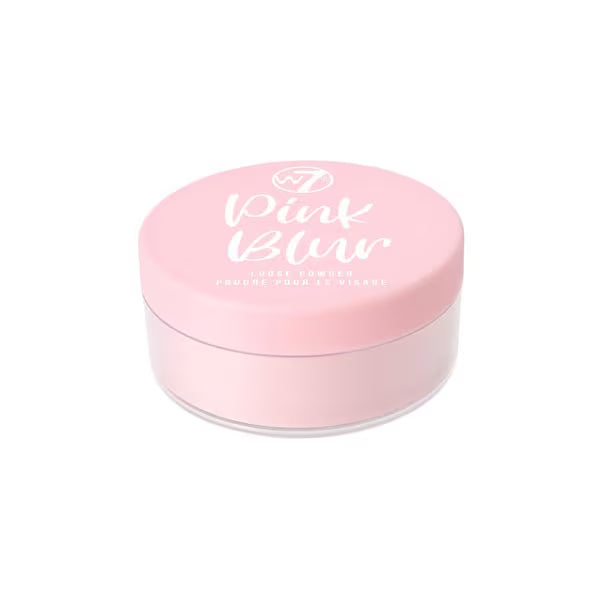 W7 Pink Blur Loose Powder for Makeup Application (British brand)