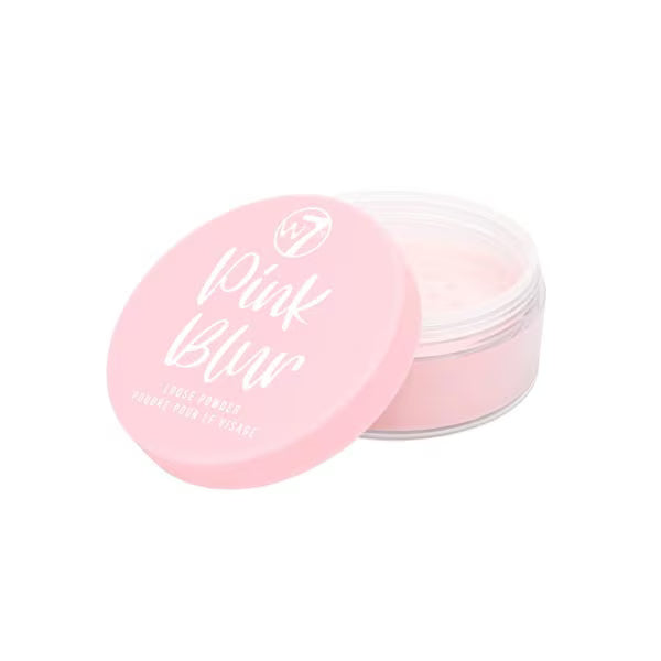 W7 Pink Blur Loose Powder for Makeup Application (British brand)