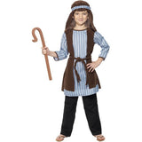 Smiffys shepherd costume child blue brown (British brand)