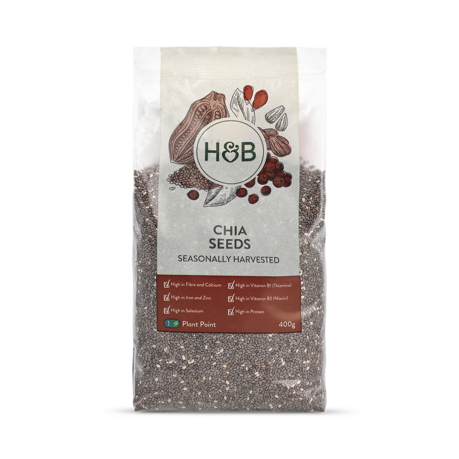 Holland & Barrett Chia Seeds 400g, UK version