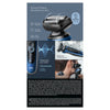 Braun Series 6 electric shaver blue - British product