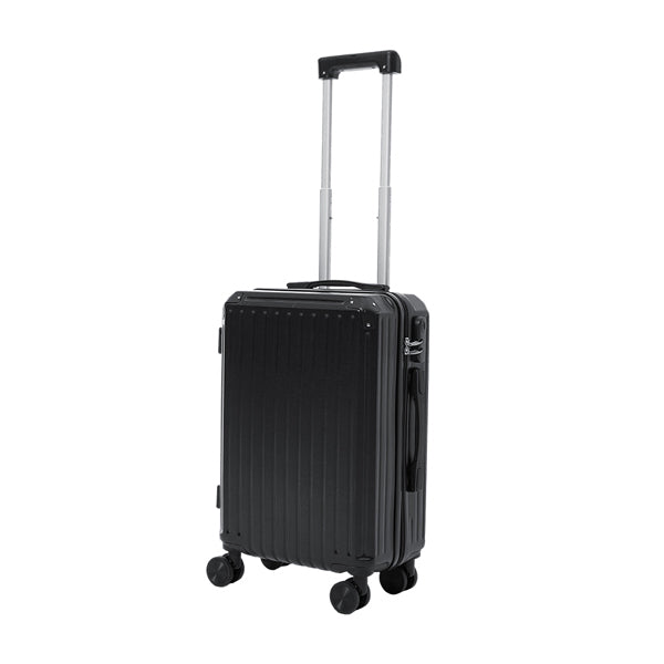Livingandhome 24-inch travel suitcase black - British product