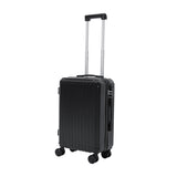 Livingandhome 24-inch travel suitcase black - British product