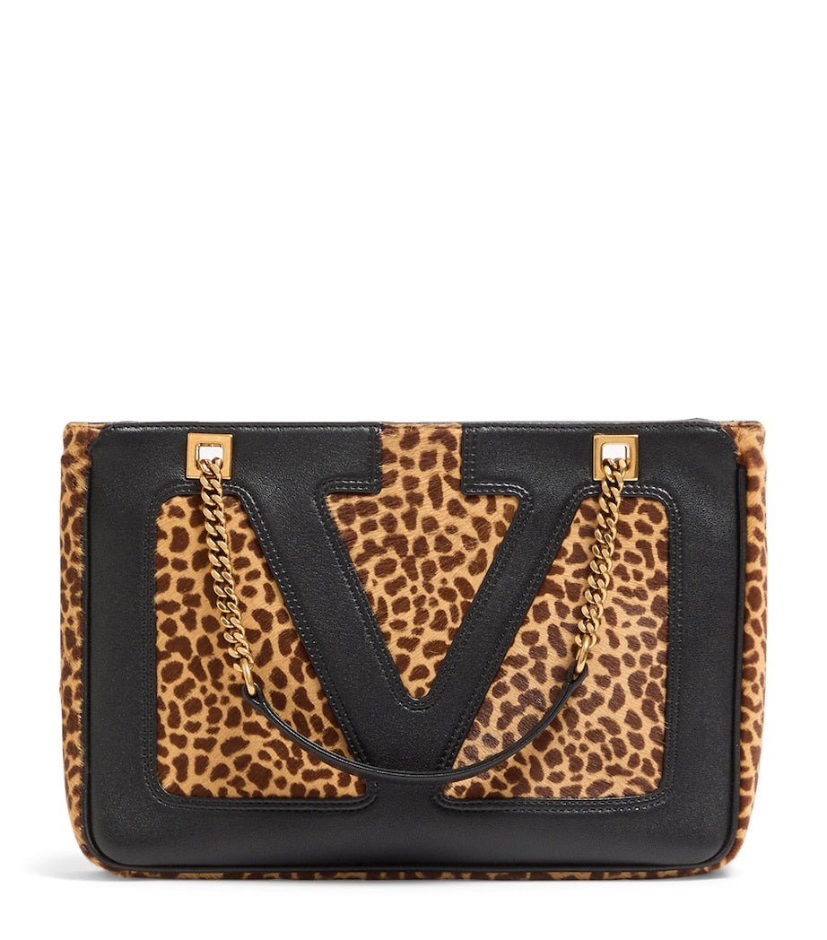 Valentino Garavani Viva Superstar tote bag calf hair (British brand)