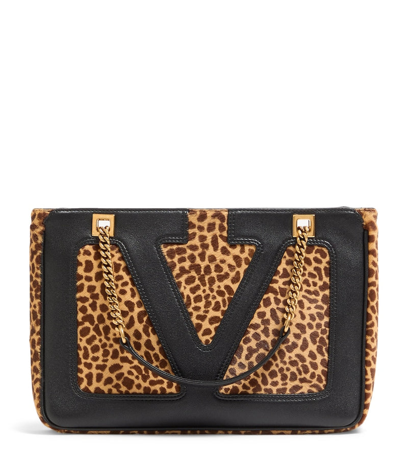 Valentino Garavani Viva Superstar tote bag calf hair (British brand)