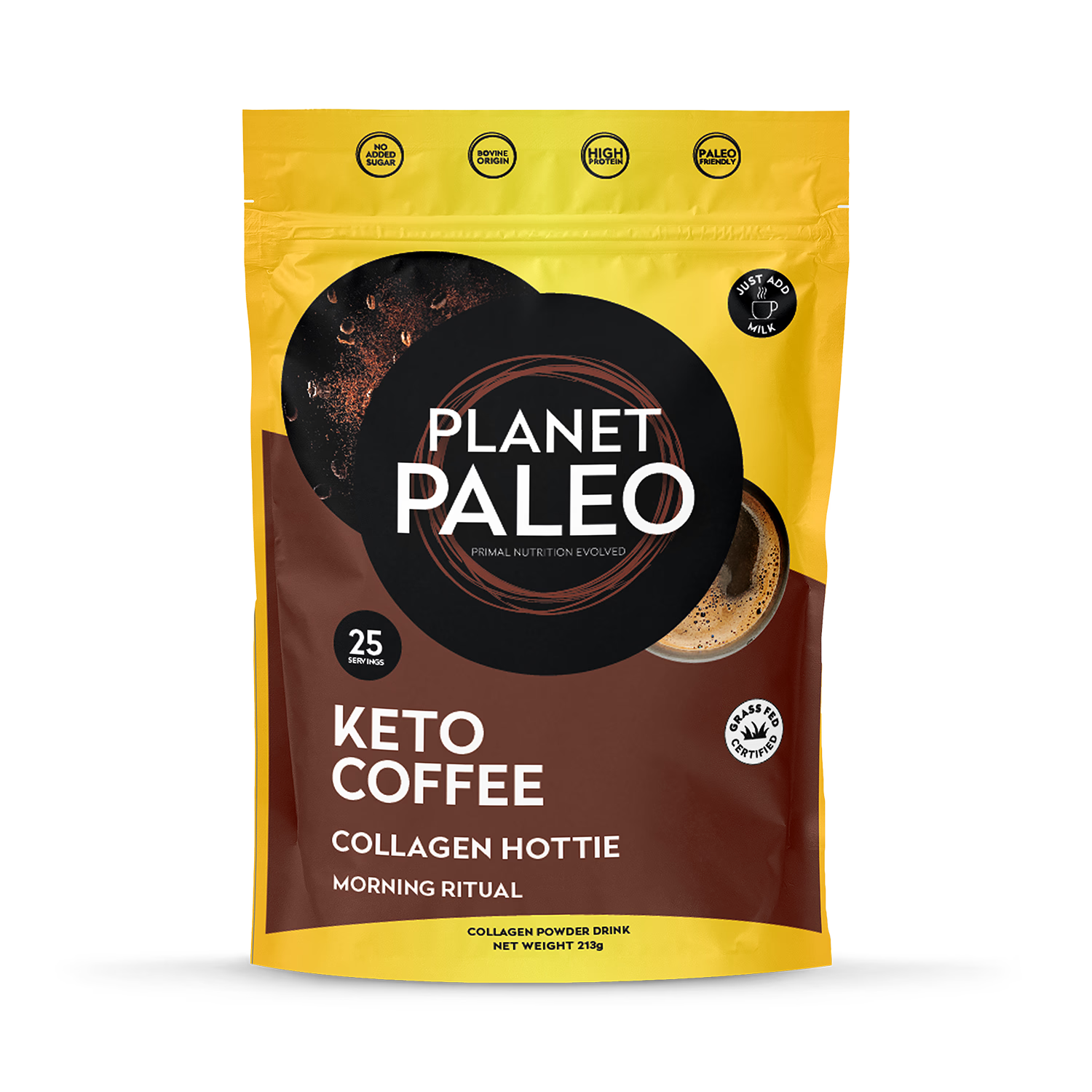 Planet Paleo keto coffee 213g protein-rich organic (British brand)