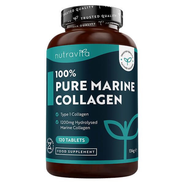 Nutravita marine collagen supplement tablets 1200mg - British product