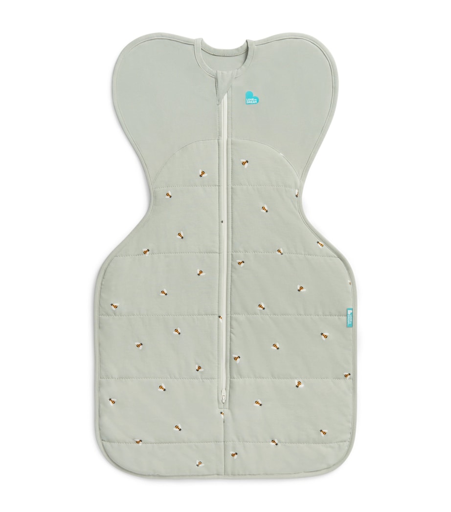 Love to Dream stretch-cotton bee swaddle 2.5 tog newborn - British product