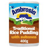 Ambrosia Rice Pudding with Sultanas & Nutmeg Dessert Can 400g GOODS Sainsburys   