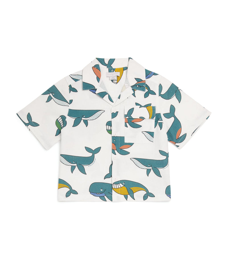Stella McCartney Kids cotton whale shirt for children 3-14 years - British product