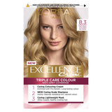 L’Oréal Paris Excellence Crème Permanent Hair Dye, Up to 100% Grey Hair Coverage, 8.3 Natural Golden Blonde GOODS Boots   