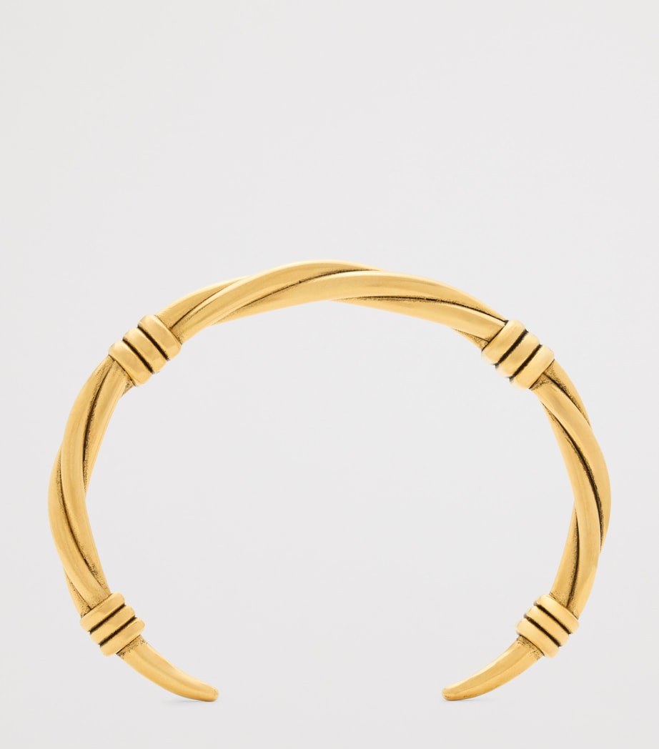 Saint Laurent Twisted Thread Cuff Bracelet, UK version