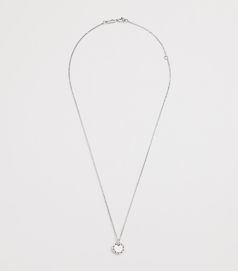 Suzanne Kalan white gold diamond circle pendant, UK version