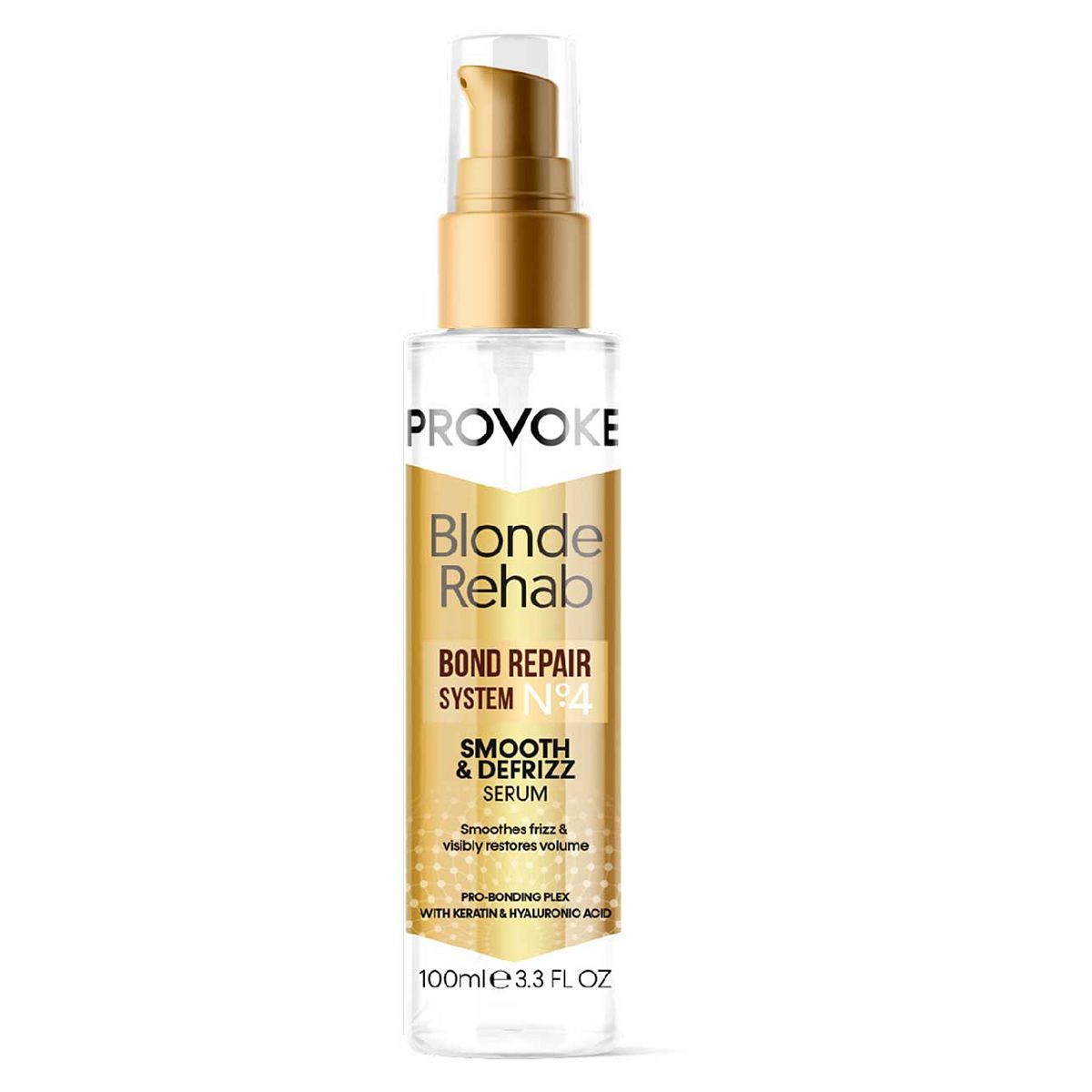 PROVOKE Blonde Rehab Bond Repair N0'4 Smooth & Defrizz Hair Serum 100ml GOODS Boots   