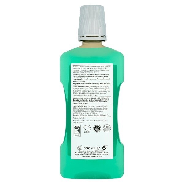 Superdrug Procare Fresh Breath Mouthwash 500ml