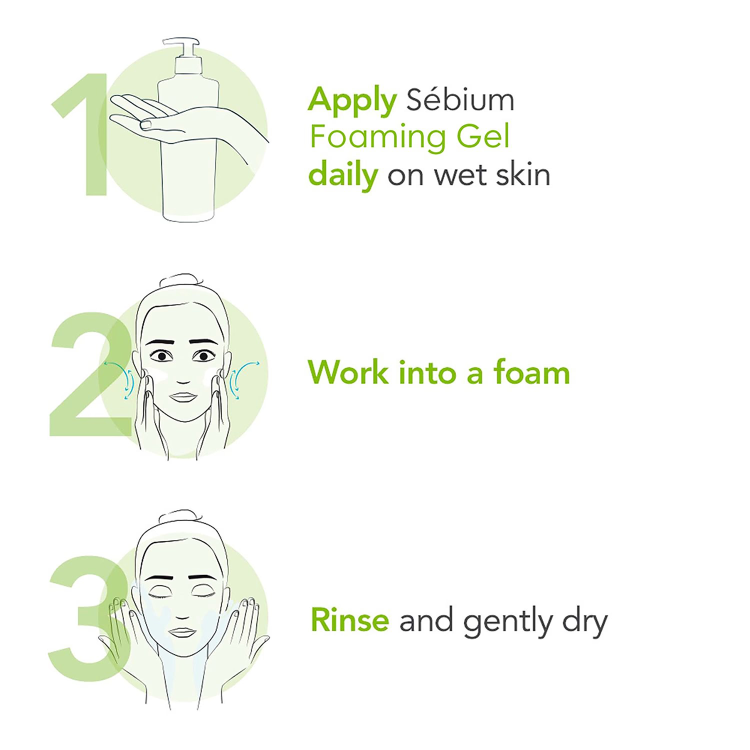 Bioderma Active Foaming Gel face wash 400ml (British brand)