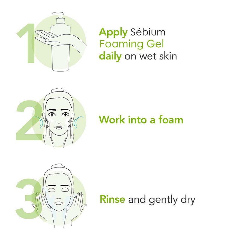 Bioderma Active Foaming Gel face wash 400ml (British brand)