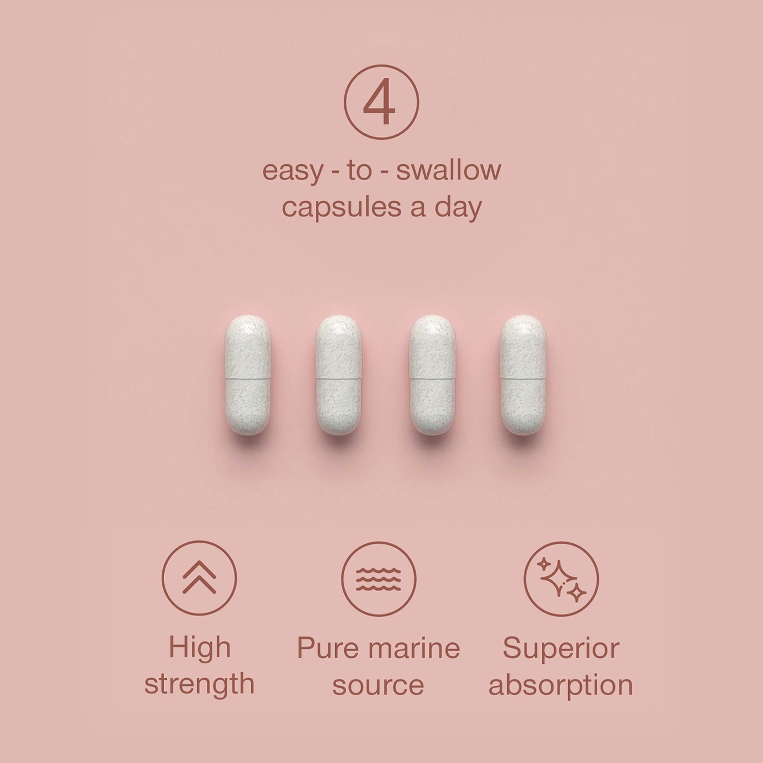 SuperSelf marine collagen hyaluronic acid vitamin C capsules 120 count, UK version