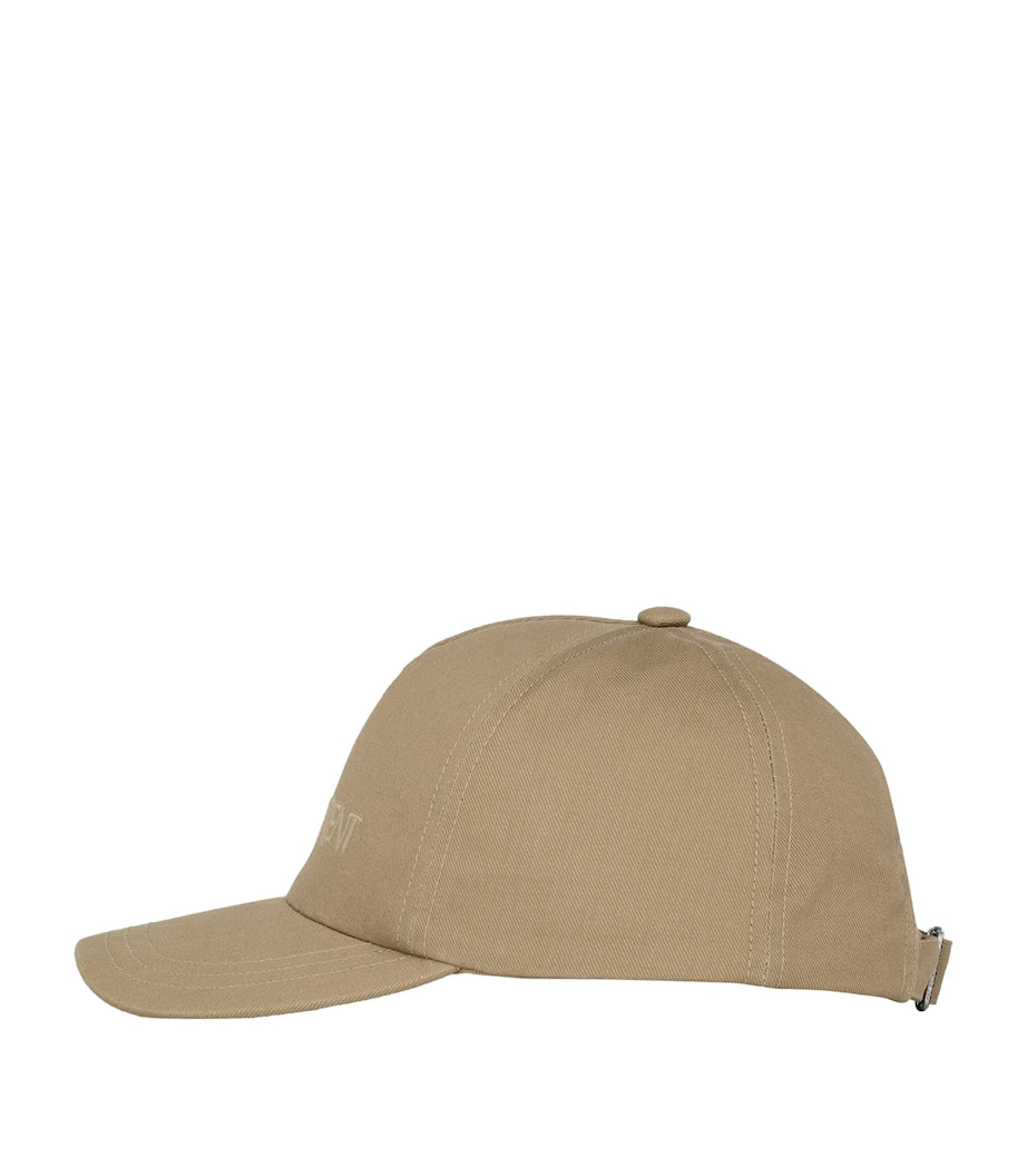 Saint Laurent baseball cap with tonal embroidered branding, UK version