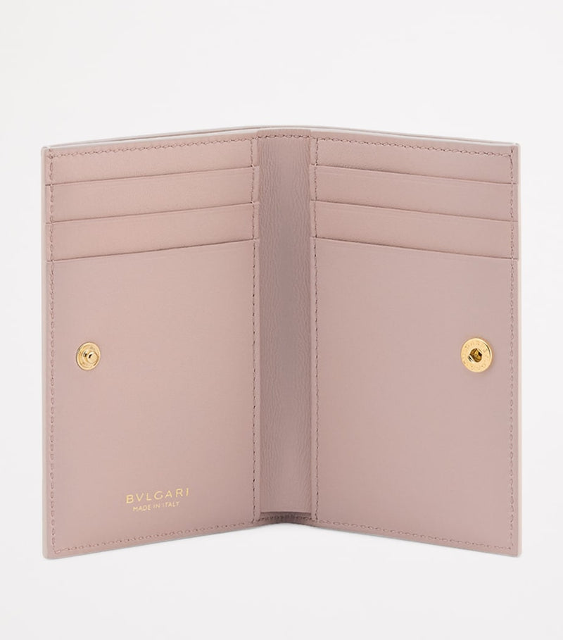 Bvlgari Serpenti Forever folded card holder Italian leather, UK version