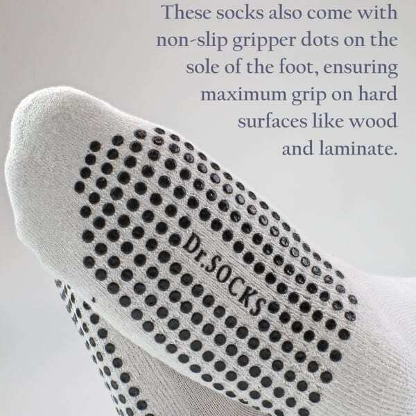 Dr.Socks bamboo diabetic slipper socks 4 pack, imported from the UK