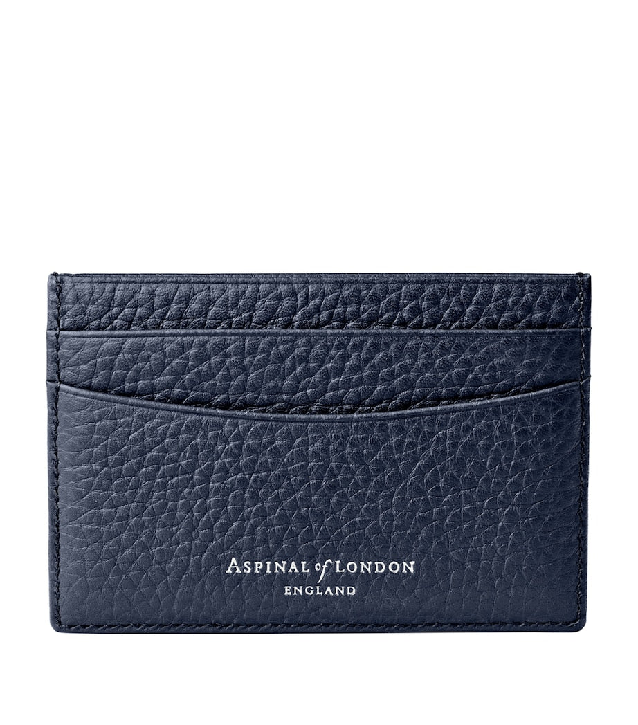 Aspinal of London leather logo card holder, imported from the UK