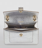 Bvlgari Serpenti Forever shoulder bag silver calf leather (British brand)