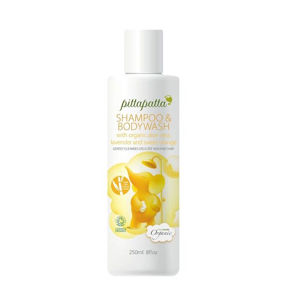Simply Gentle organic shampoo and bodywash 250ml (British brand)